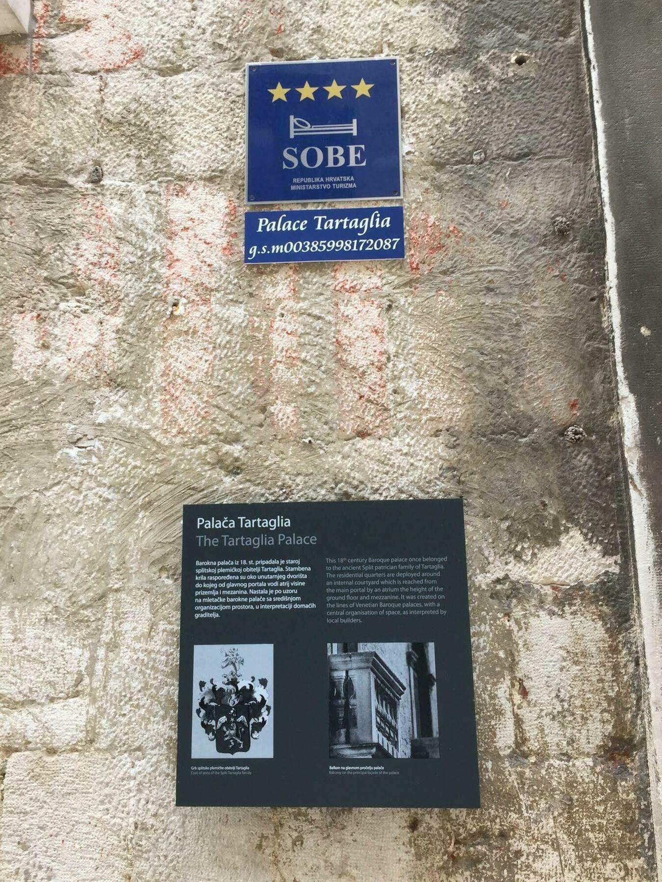 Palace Tartaglia Split Exterior foto
